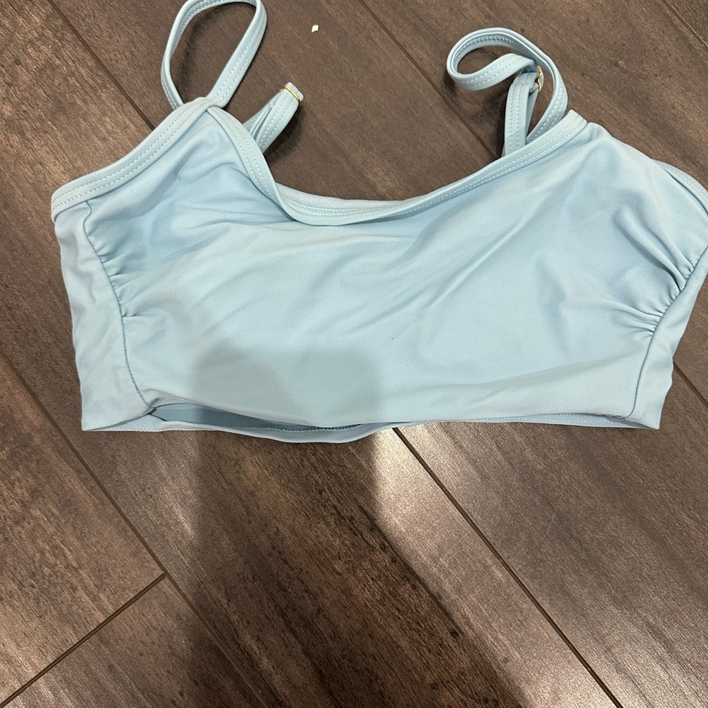 Light Blue Cropped Tank Top NEVER WORN